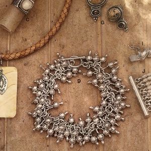 Silpada Sterling Silver Cha Cha Iconic ball bracelet (B0919) with toggle clasp!